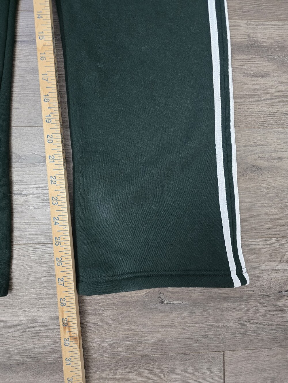 Dark green PARKE fleece set Sporty Stripes Comfy Preppy Trendy Athleisure Active - Picture 10 of 16
